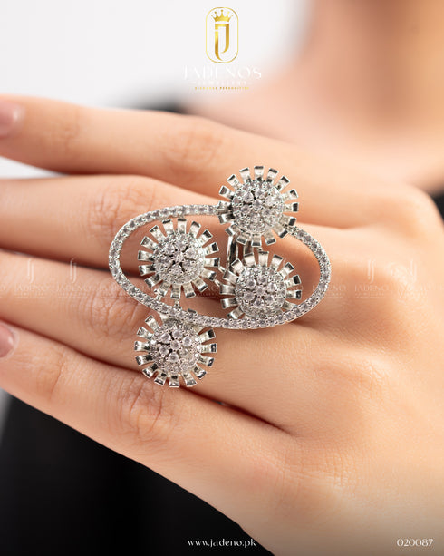 The Flora Glow Adjustable Ring